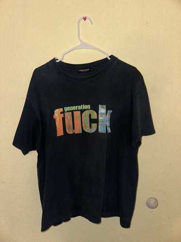 Undercover RARE undercover shirt generationfuckyou