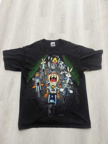 Vintage Vtg 1993 Looney Tunes Motorcycle Gang Size