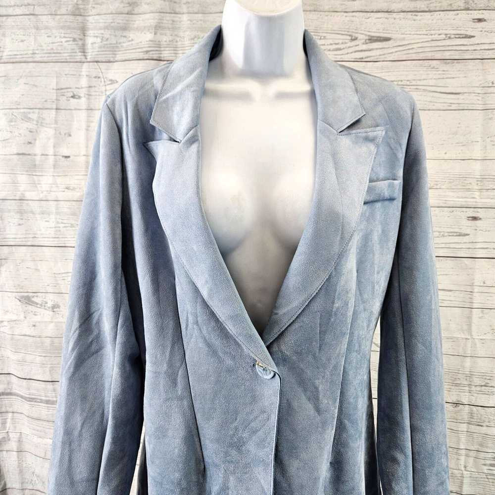 Vintage Solitaire Womens Faux Suede Jacket Sz Med… - image 2