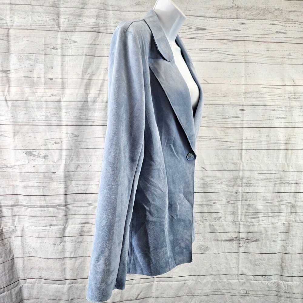 Vintage Solitaire Womens Faux Suede Jacket Sz Med… - image 3