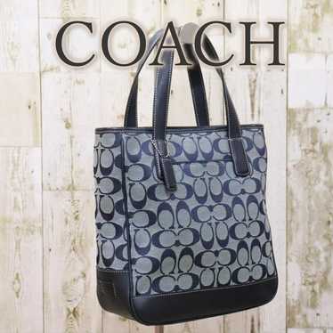 Excellent condition handbag COACH Signature Tote … - image 1