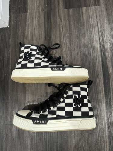 Amiri × Designer Amiri Court High Checkerboard