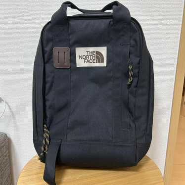 The North Face backpack.