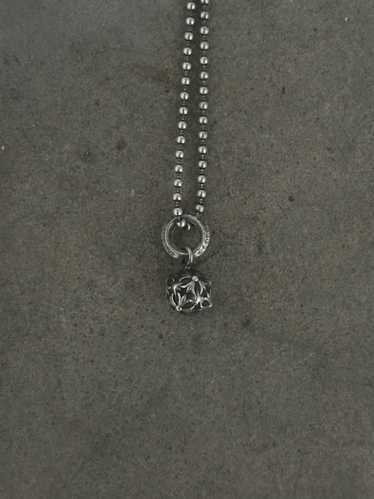 Chrome Hearts Pyramid plus ball necklace