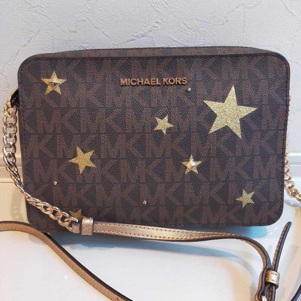 Rare Michael Kors star-patterned shoulder bag - image 1