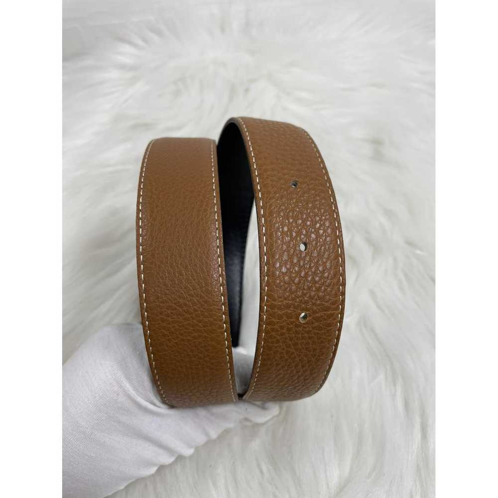 Hermès H leather belt - image 4