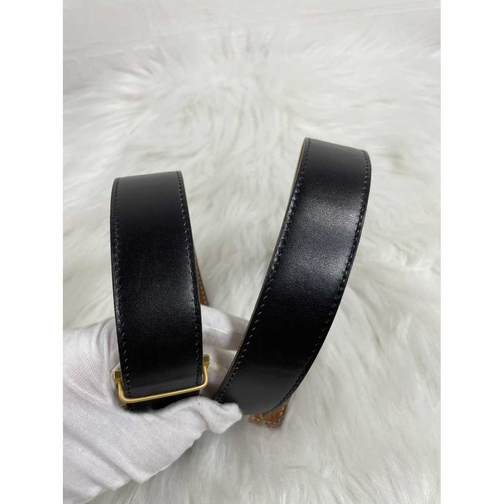 Hermès H leather belt - image 5