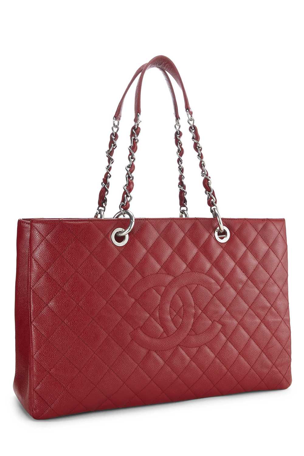 Red Quilted Caviar Grand Shopping Tote (GST) XL - image 2