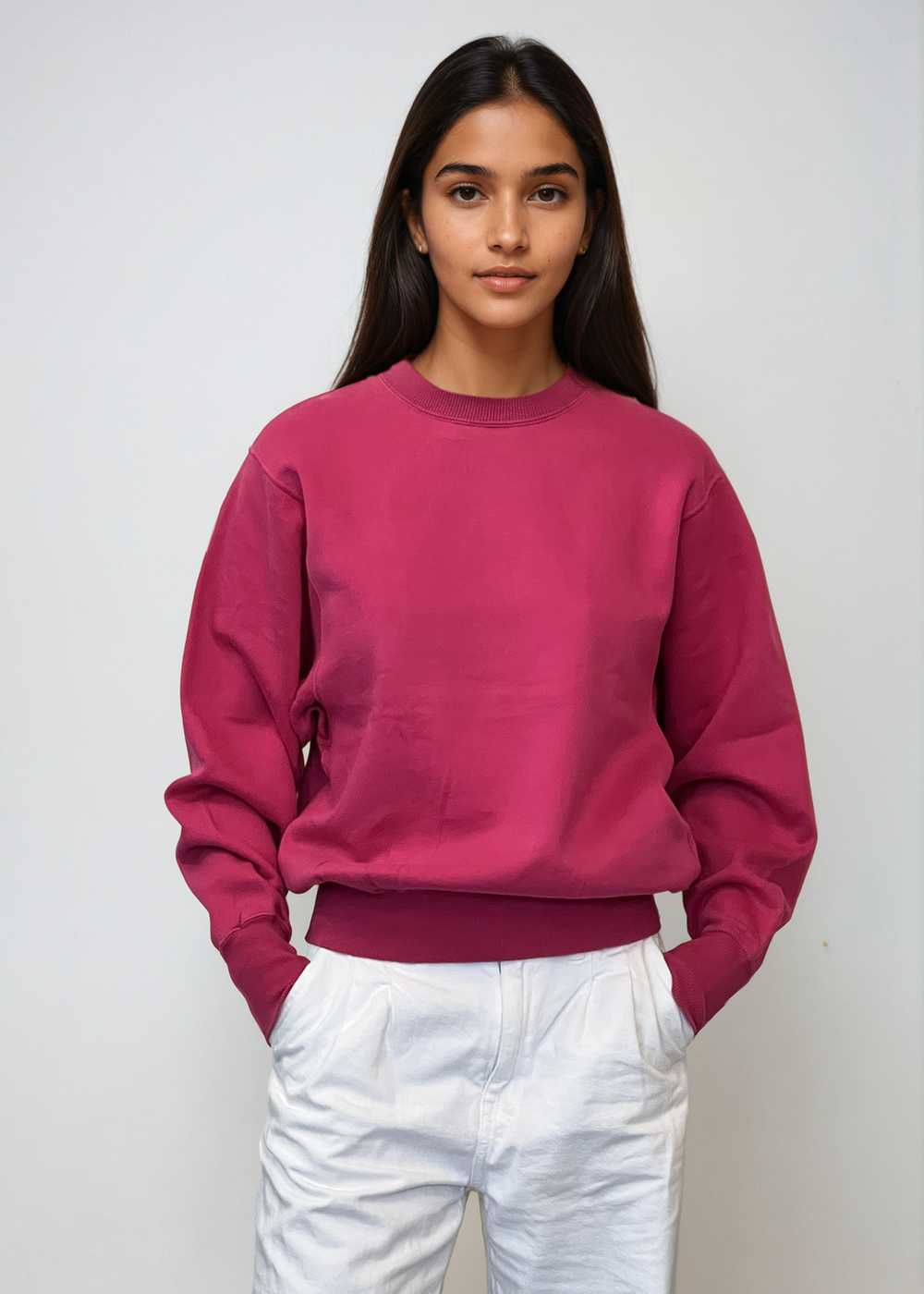 YSL Pink Logo Crewneck - image 1