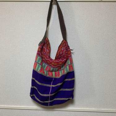 Ethnic, Hmong vintage fabric shoulder bag. - image 1