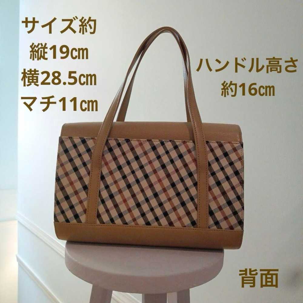 Superb item! ✨ DAKS Dax ★ Handbag Nova Check patt… - image 3