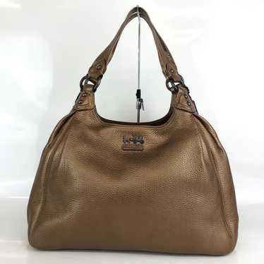 COACH Coach Handbag Tote Bag Brown Gold Brand - image 1