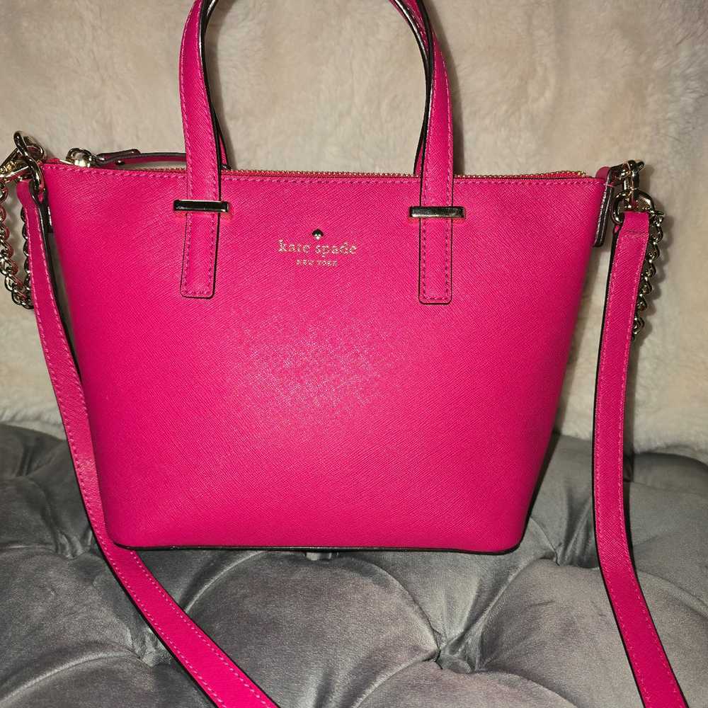 Euc kate spade harmony metro satchel bag pink - image 1