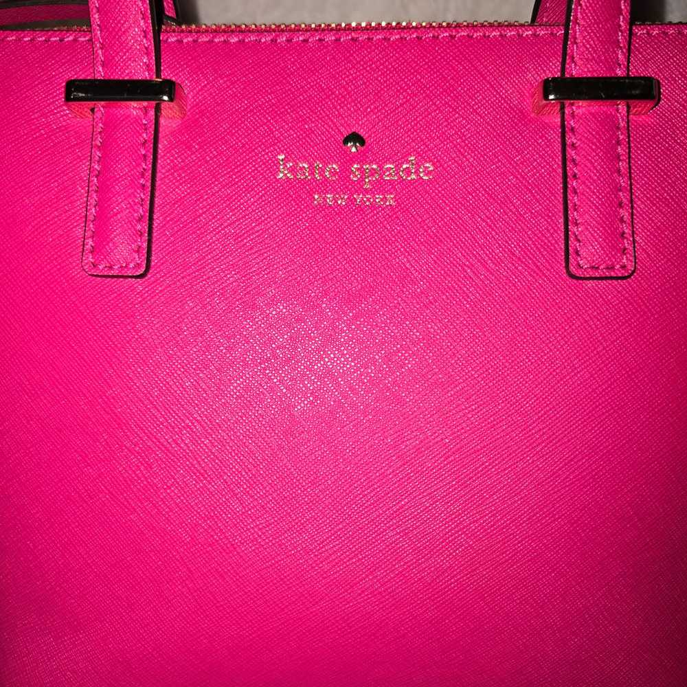 Euc kate spade harmony metro satchel bag pink - image 2