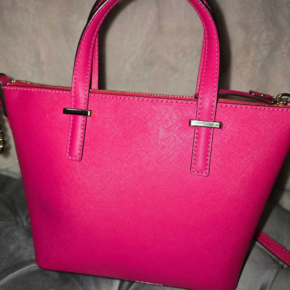 Euc kate spade harmony metro satchel bag pink - image 3