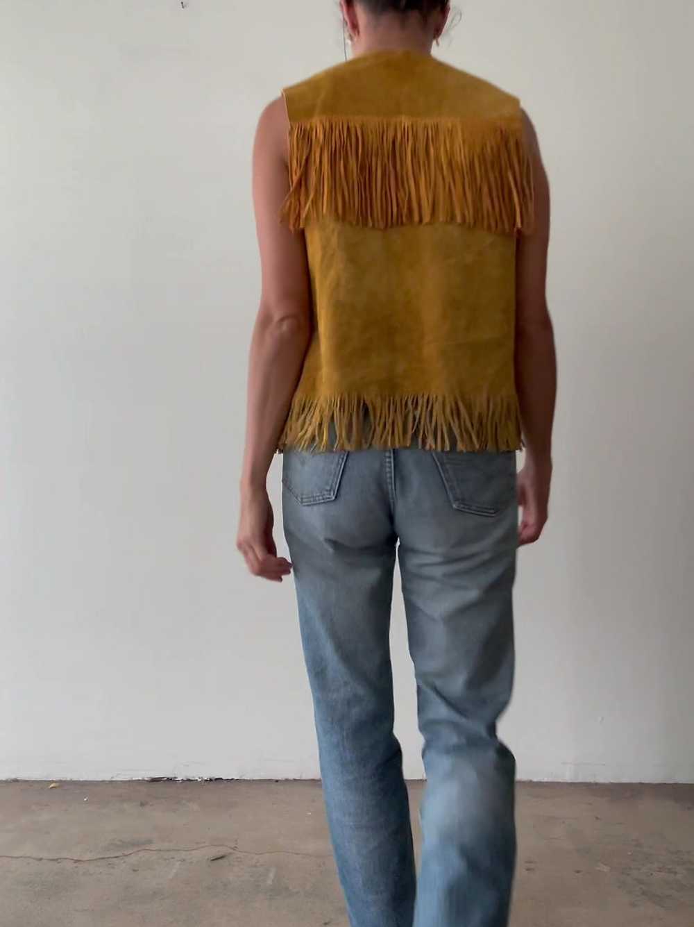 Western Fringe Vest - image 4