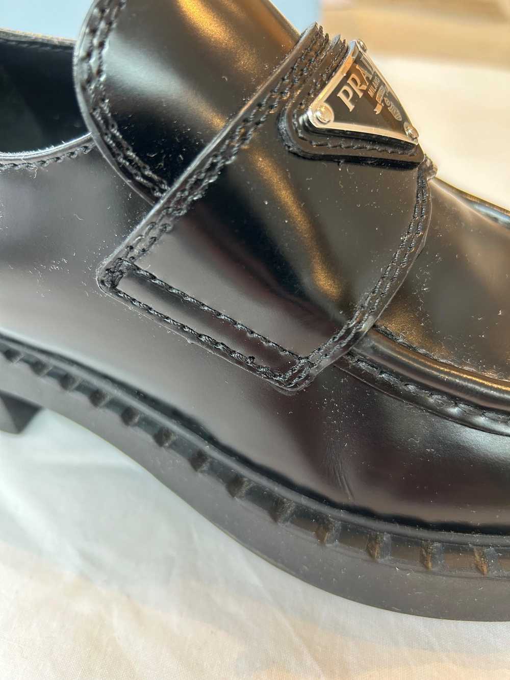 Product Details Prada Black Chocolate Bar Loafers - image 3