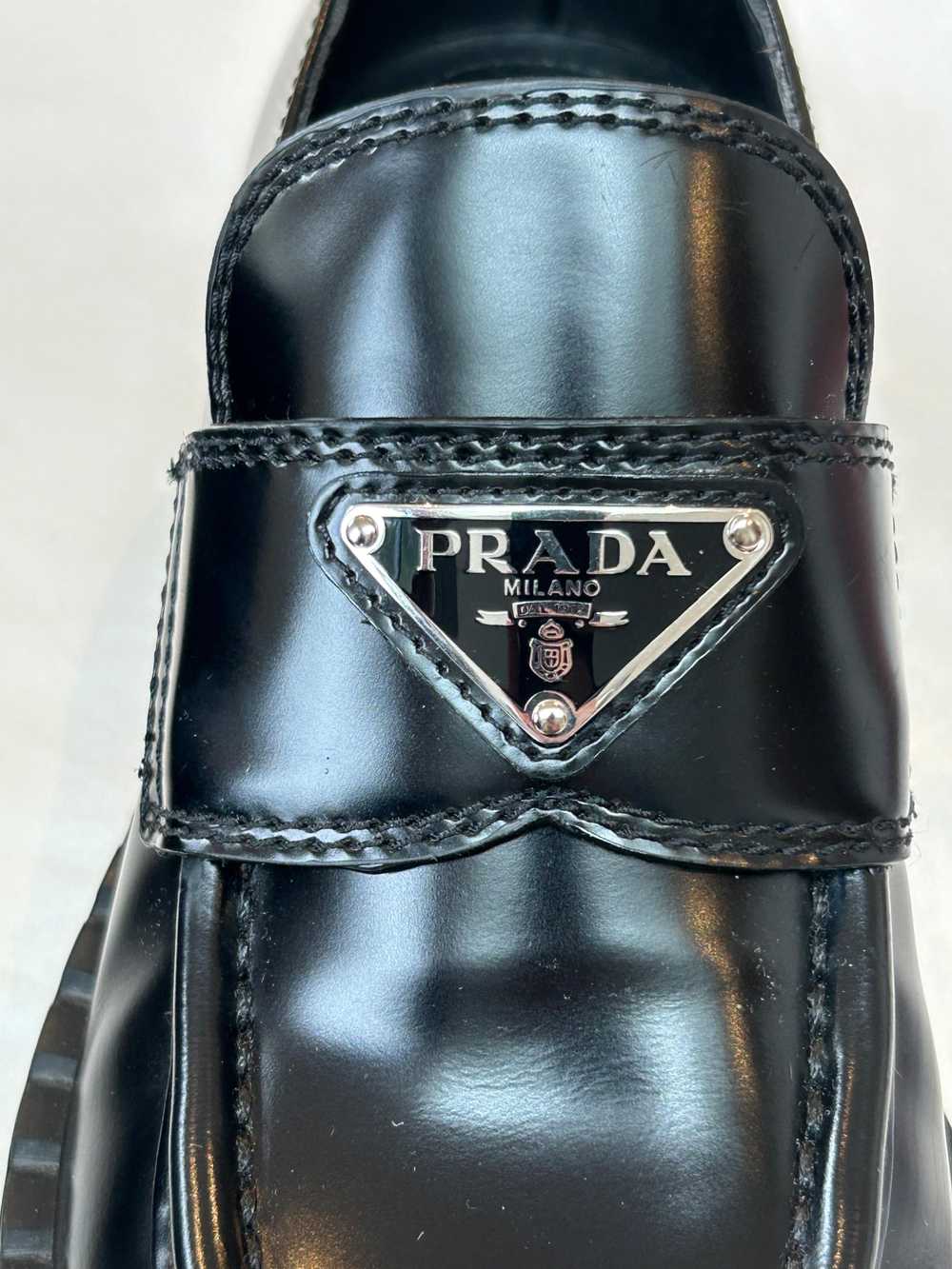 Product Details Prada Black Chocolate Bar Loafers - image 8