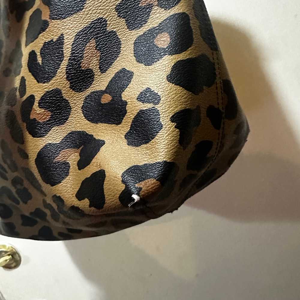 COACH leopard/plum reversible tote - image 3