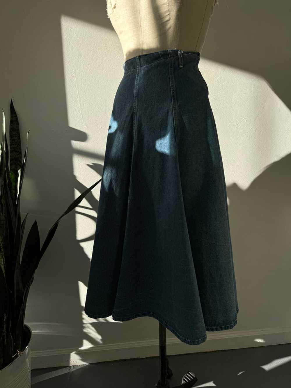 Vintage Liz Wear denim skirt - image 6