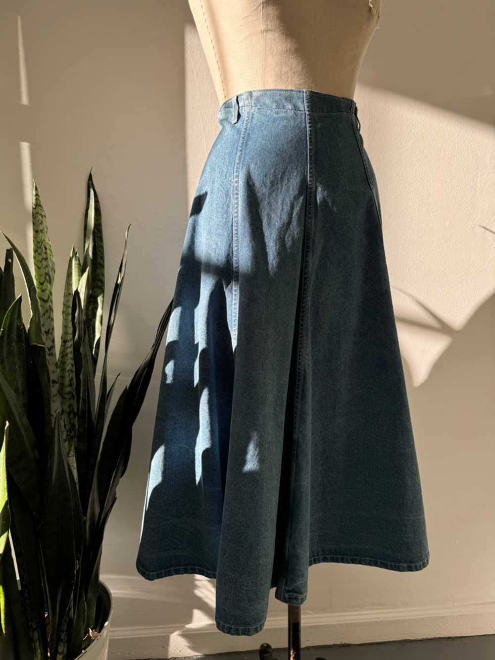 Vintage Liz Wear denim skirt - image 9