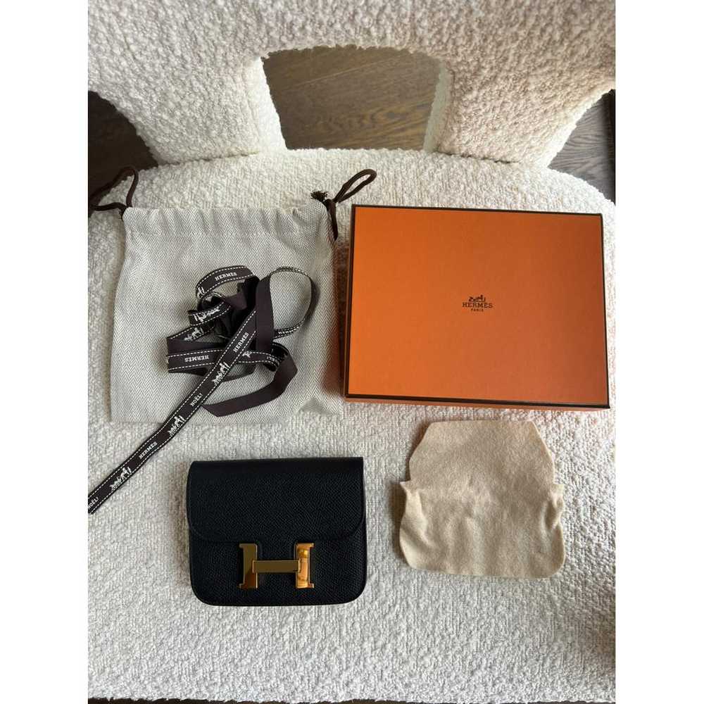 Hermès Constance Slim leather wallet - image 2