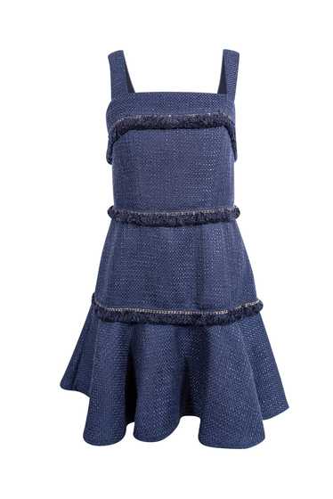 Amanda Uprichard - Navy Boucle Sleeveless Cocktail