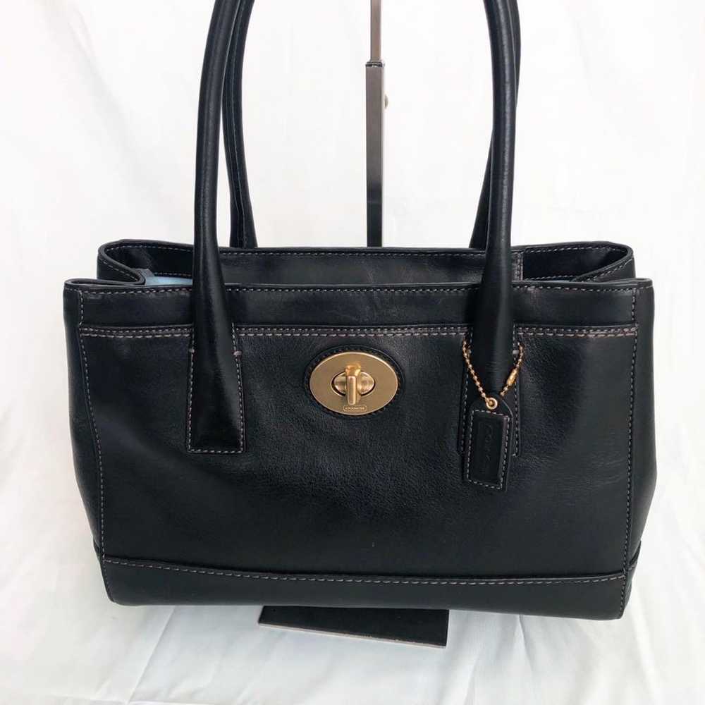 【Brand New】Coach 11553 tote bag leather black han… - image 3