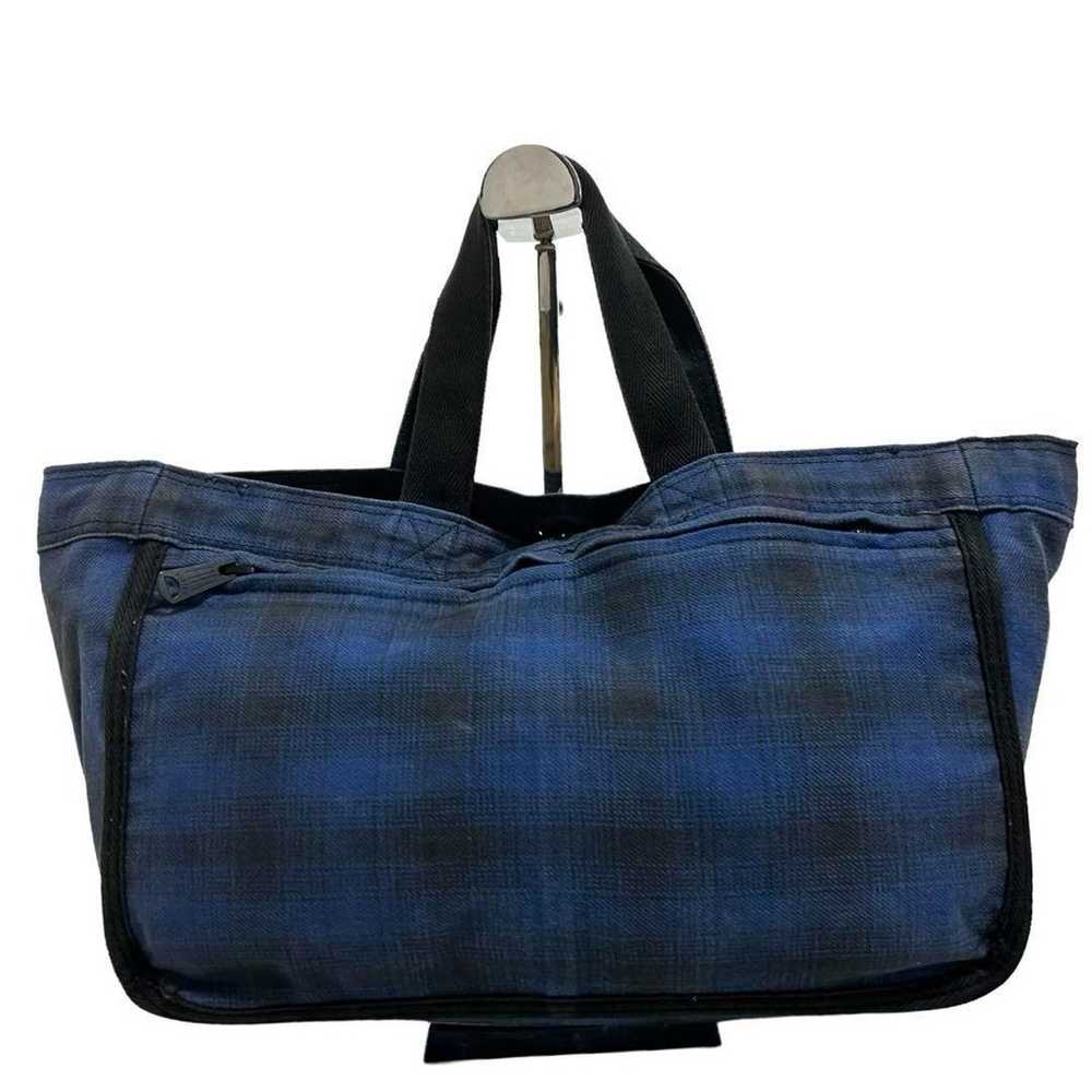 Good quality Porter tote bag handbag check patter… - image 3