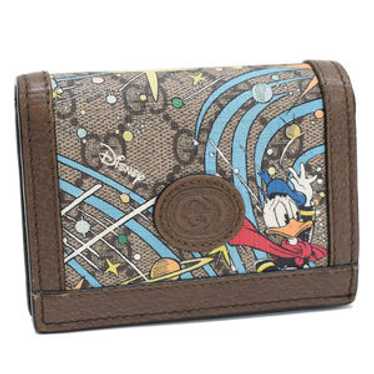 グッチ　ドナルド　財布 GUCCI WALLET DONALD DUCK GUCCI x Disney Donald Duck Collaboration Holder Wallet GG