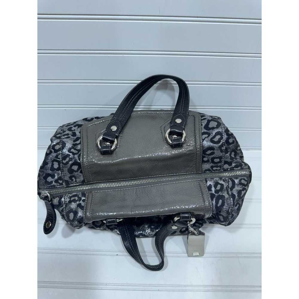 Coach Metallic Silver Black Ocelot Leopard Madiso… - image 4