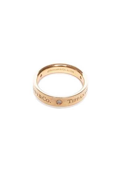 Tiffany & Co. Tiffany & Co 18k Rose Gold Diamond … - image 1