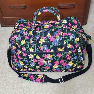 Vera Bradley Wildflower Cotton Weekender Travel Ba