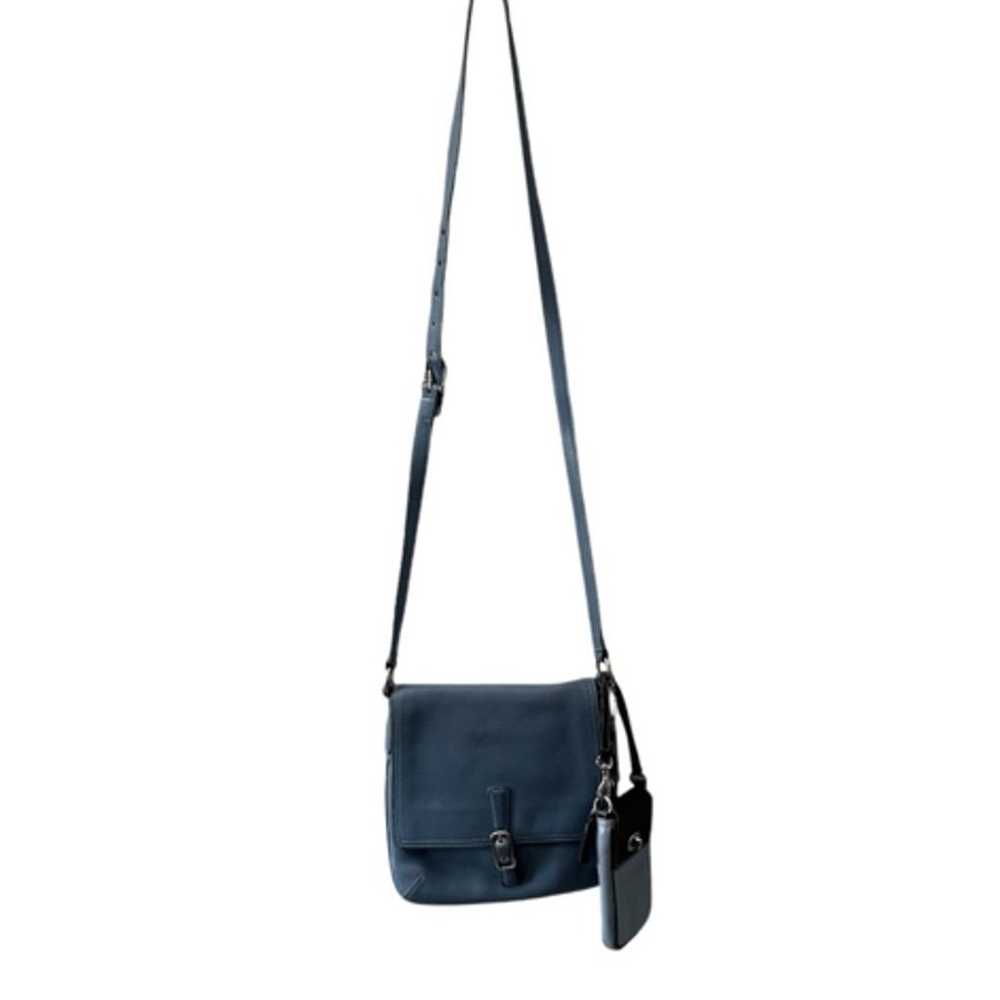 Coach Blue Leather Crossbody Bag - image 3