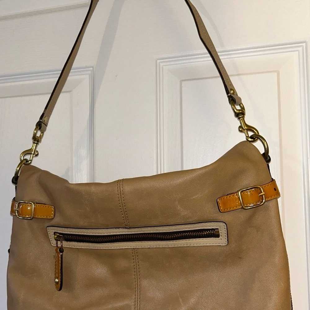 Coach Bonnie Leather Convertible Tote Shoulder Bag - image 10