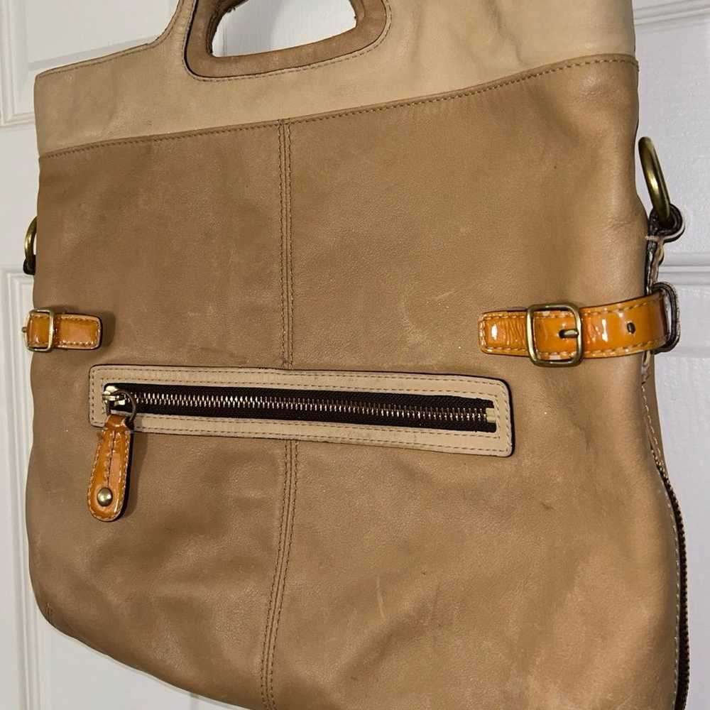 Coach Bonnie Leather Convertible Tote Shoulder Bag - image 5