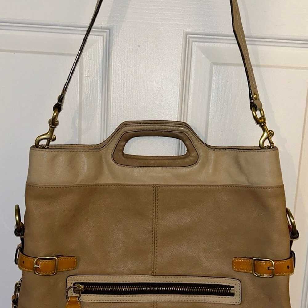 Coach Bonnie Leather Convertible Tote Shoulder Bag - image 9