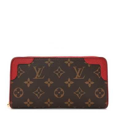 LOUIS VUITTON Monogram Retiro Zippy Wallet Cherry