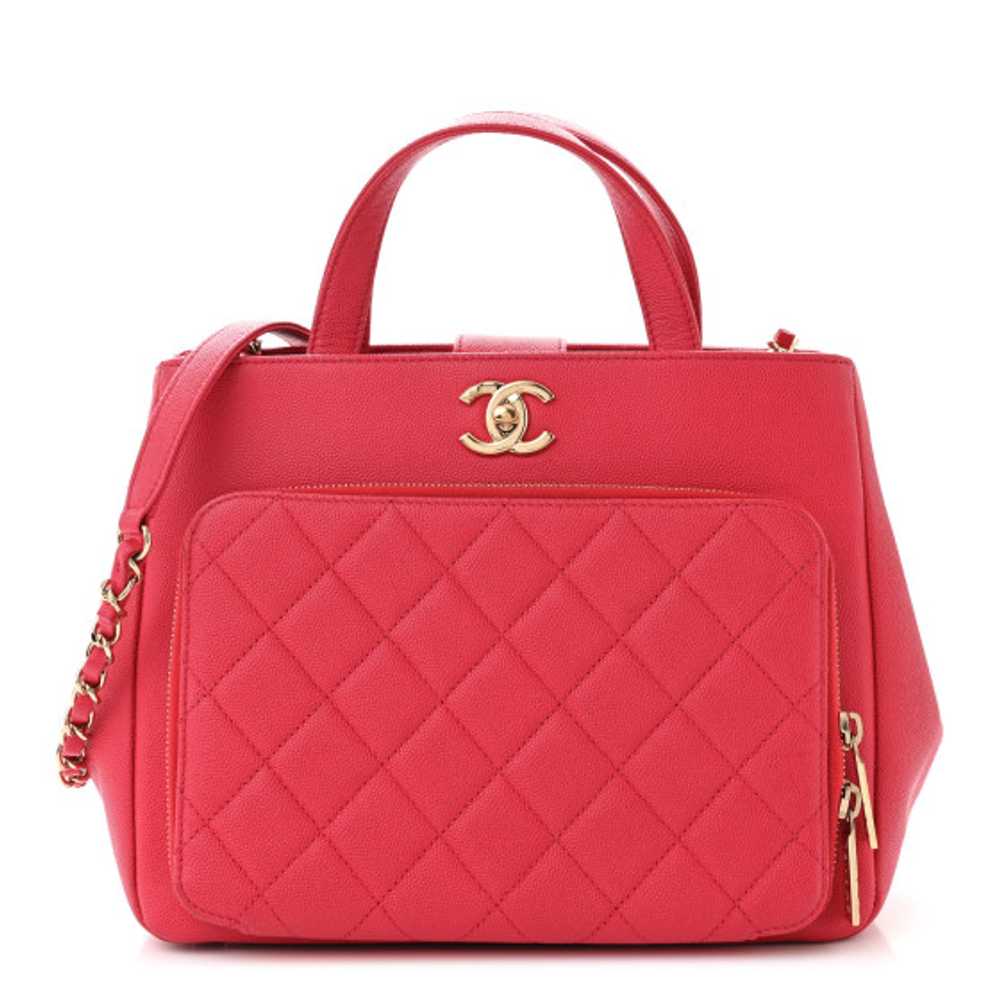 CHANEL Caviar Quilted Small Business Affinity Sho… - image 1