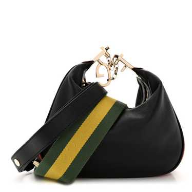 GUCCI Aria Calfskin Web Small Attache Shoulder Ba… - image 1