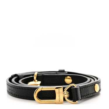 LOUIS VUITTON Calfskin Neonoe Shoulder Strap Black