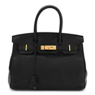 HERMES Togo Birkin 30 Black - image 1