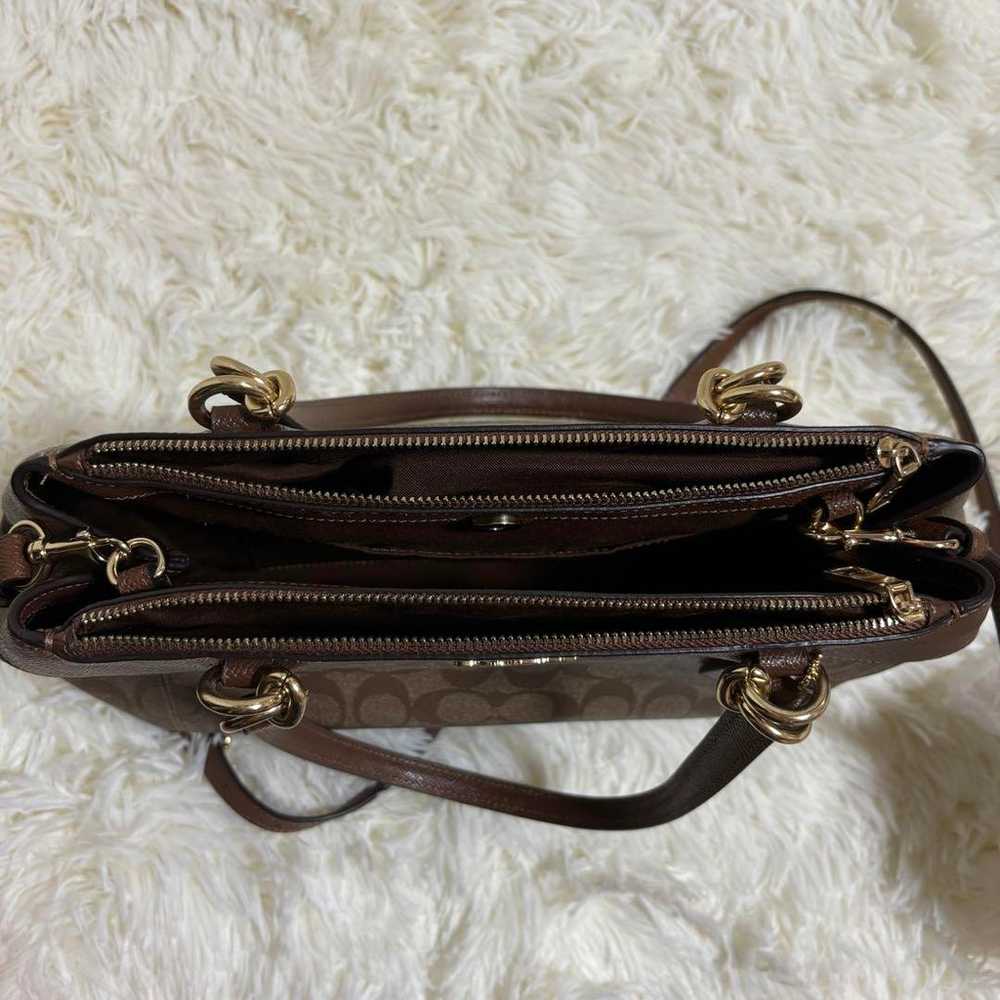 【Excellent condition】 COACH Signature 2way handba… - image 8