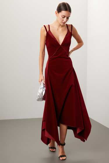 Monse Velvet Slip Dress - image 1