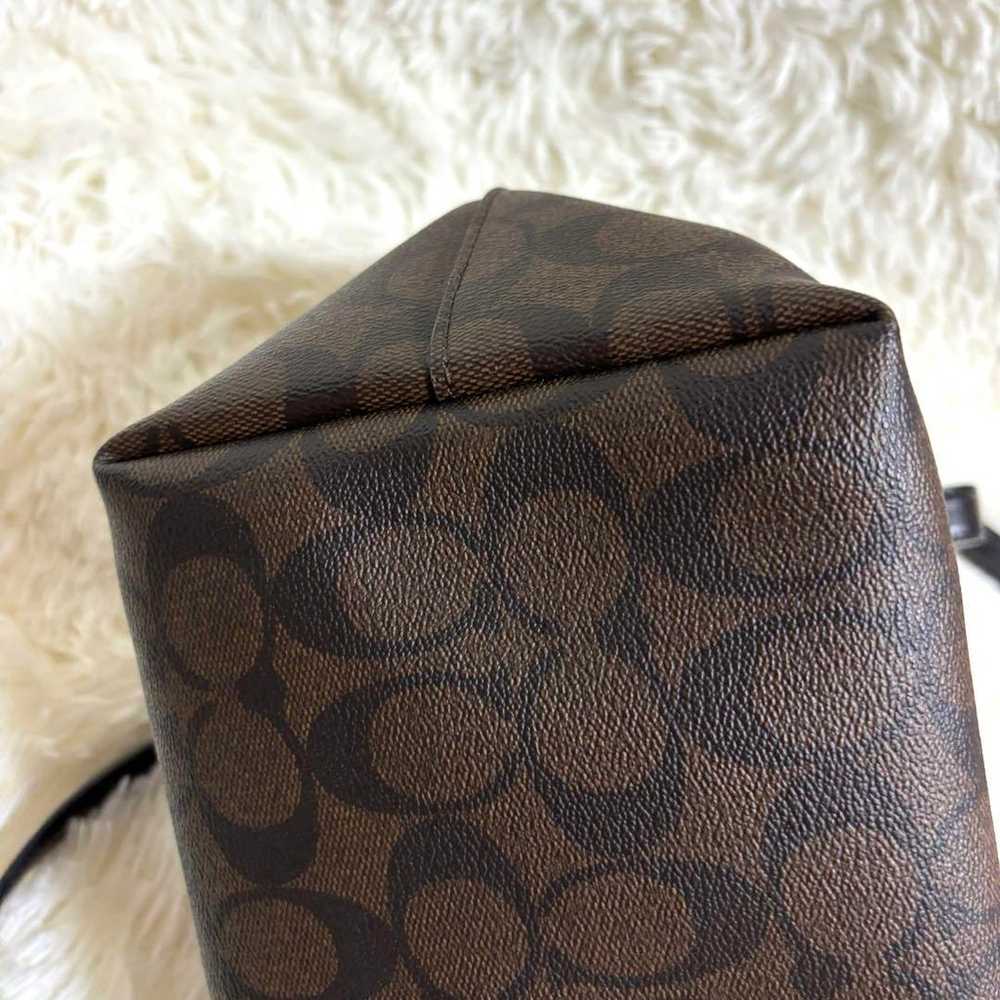 【Excellent Condition】COACH Signature Shoulder Bag… - image 4