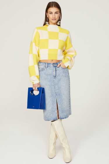 LEE Mid Rise Denim Skirt