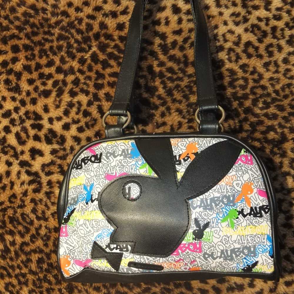 Y2K Playboy Graffiti Mini Purse ✮ - image 1