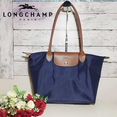 Unused Longchamp Le Pliage Navy Tote Bag