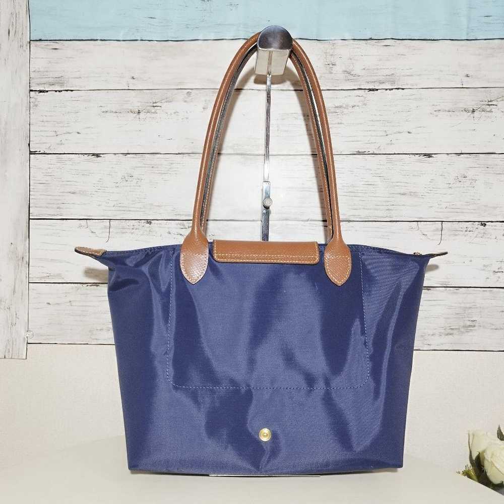 Unused Longchamp Le Pliage Navy Tote Bag - image 3