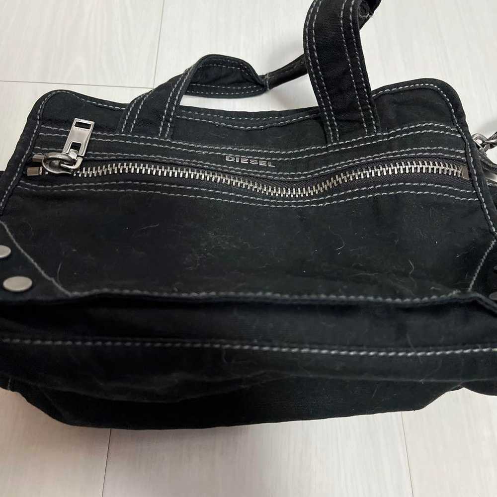 DIESEL Black Canvas Shoulder Bag - image 1